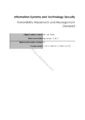 Vulnerability Assessment and Management Standard page one of five.